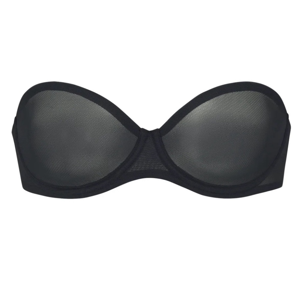 Skims ultra fine mesh strapless bra